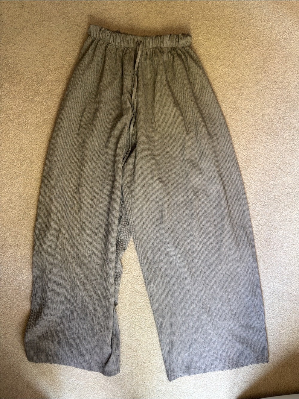 Zara Tapered Textured Pants